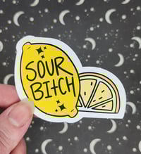 Image 1 of "Sour Bitch" Lemons Sticker