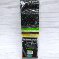 Image 1 of 2.5" STRIPS - Mini Dots Batvian Jewels by Wilmington Prints Batiks