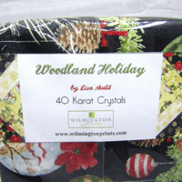 Image 2 of 2.5" STRIPS - Woodland Holiday by Lisa Audit for Wilmington Prints 40 Karat Crystals 