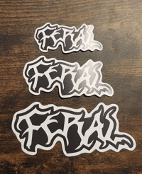 Image 3 of Pink "Feral" Sticker