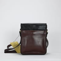 Image 3 of Patricia Nash Lari Crossbody Handbag - Black/British Tan