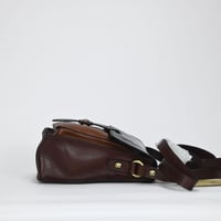Image 5 of Patricia Nash Lari Crossbody Handbag - Black/British Tan