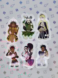 Image 1 of "Six" The Musical Stickers