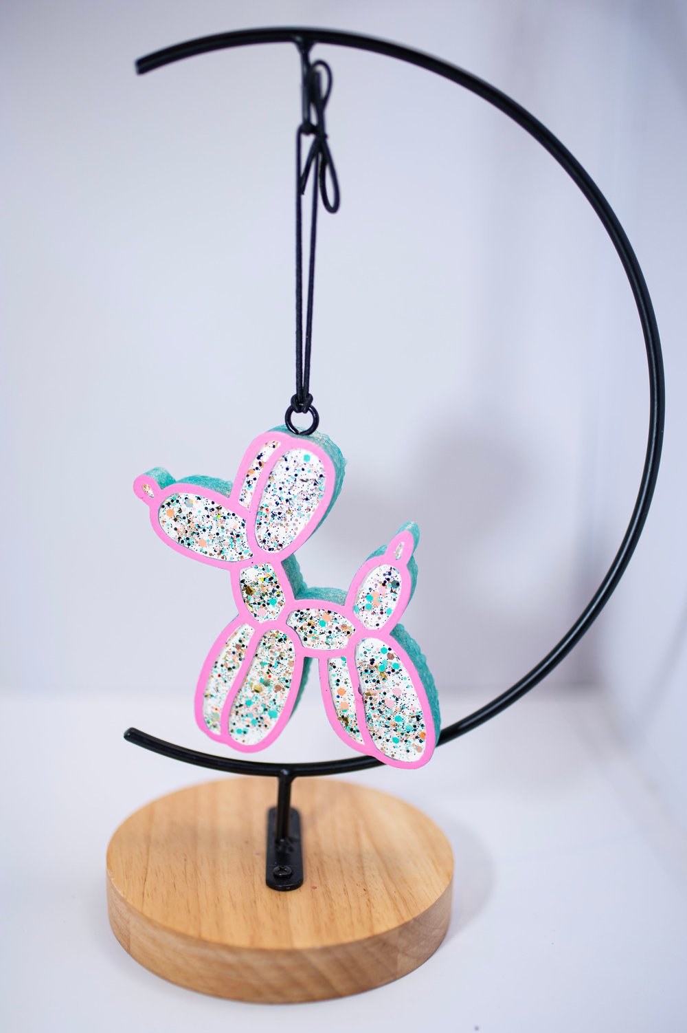 Image of Pink/Blue Balloon Dog Freshie
