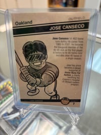 Image 2 of Series 1 Card #7 Jose Canseco