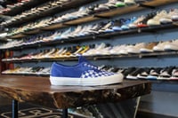 Image 1 of VANS OG AUTHENTIC LX "BLUE/CHECKERBOARD"