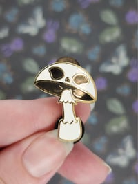 Death Cap Mushroom Enamel Pin