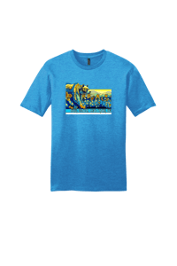 Image 3 of "Hope for Ukraine" Unisex Crew Neck Tee – United in Support of Children in Crisis