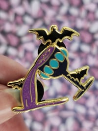 Bat Goblet Enamel Pin