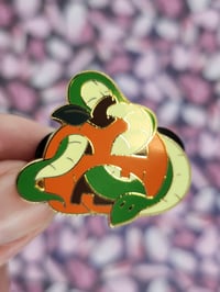 Snake Pumpkin Enamel Pin