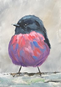 Image 1 of Round Bird in Pink