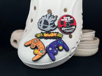 Smash Bros Clog Charms