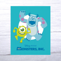 Image 1 of Disney Monsters Inc Licensed by Camelot Fabrics Quilt Panel