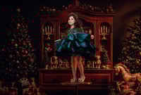 Image 6 of 2025- OCTOBER. 19TH,   CHRISTMAS INDOOR MINI SESSION BALERINA/ RED CHRISTMAS CABINET| RETAINER