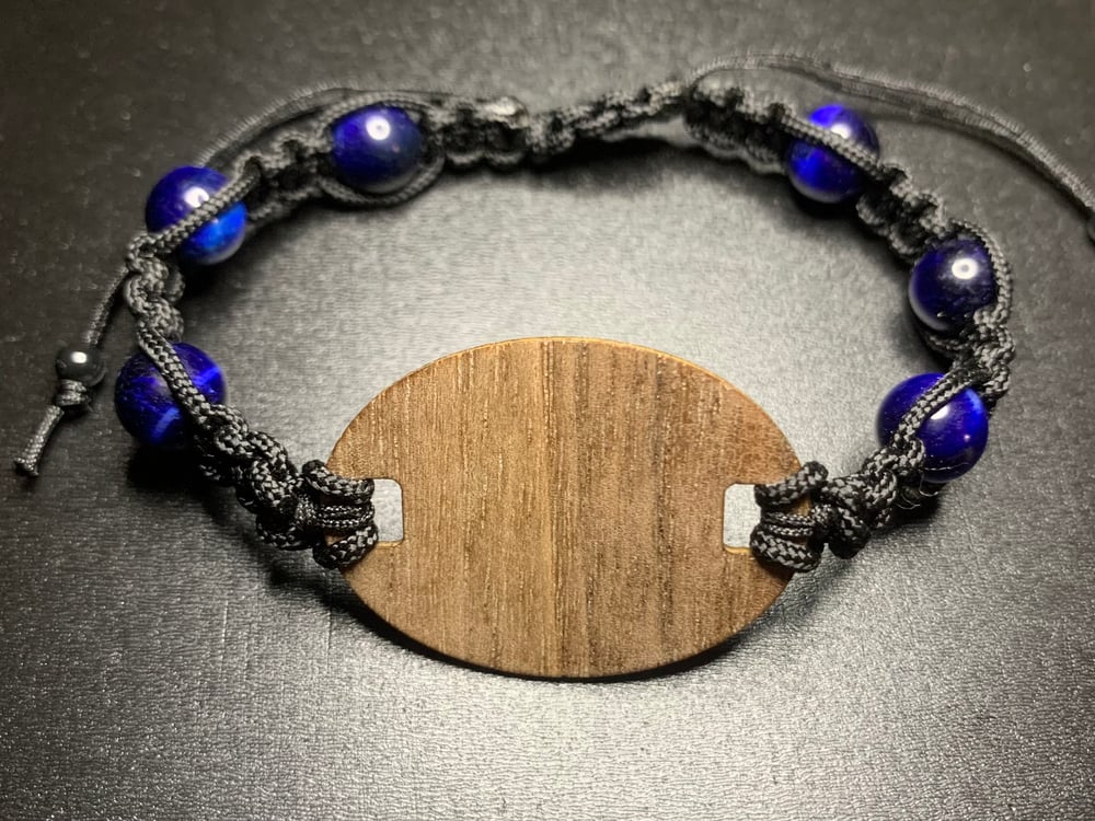 Image of Camomillion NFC bracelet Blue tiger eye 