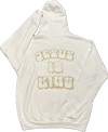 Sparkling Gold On White JIK Hoodie/Crewneck
