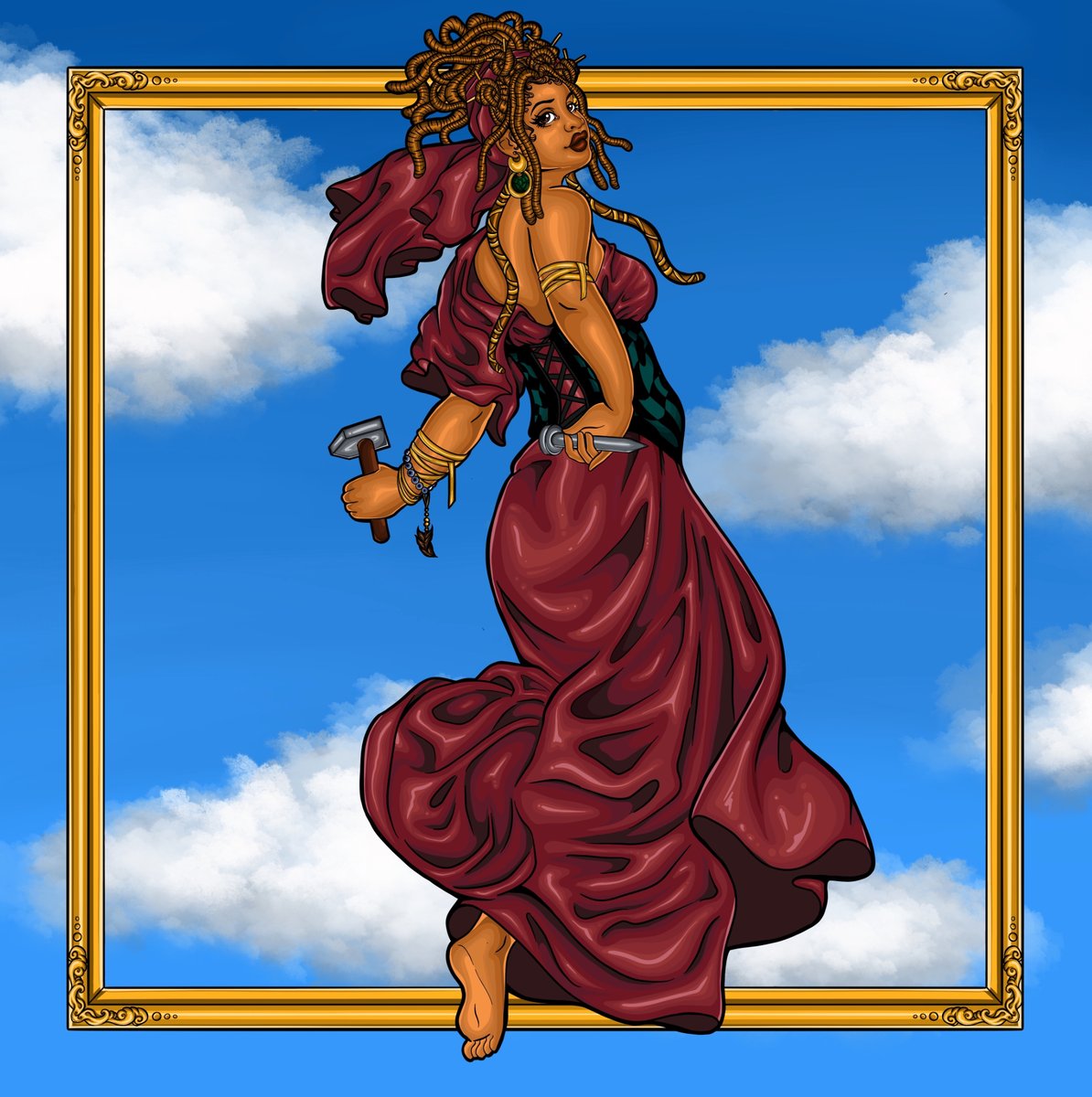 Ya'el Art Print | Ayeola Omolara Kaplan