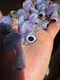 Image 2 of Mini Scribbleshroom Pendys in light purples