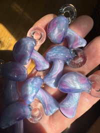 Image 4 of Mini Scribbleshroom Pendys in light purples
