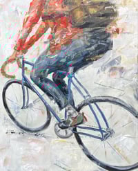 Image 1 of Bike w Red Jacket 