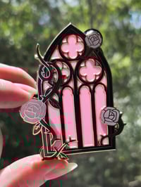 Image 4 of Romantic Morning Cathedral Enamel Pin 