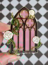 Image 1 of Romantic Morning Cathedral Enamel Pin 
