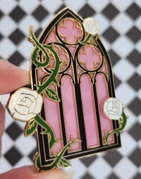 Image 3 of Romantic Morning Cathedral Enamel Pin 