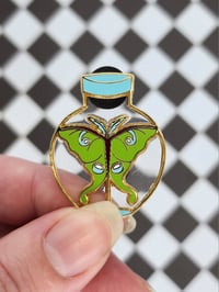 Image 2 of Jar of Moth Enamel Pin
