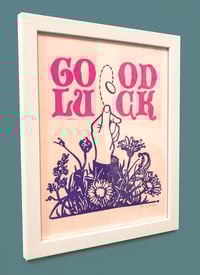 Image 2 of Copy of Good Luck Print (White)