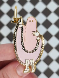 Image 1 of Victorian Ghost Enamel Pin