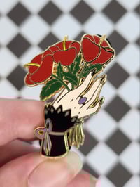 Mourning Flowers Enamel Pins