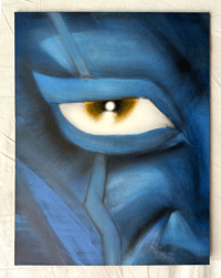 I WIN! (self portrait). 3x4ft