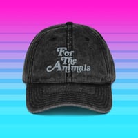 Image 1 of For the Animals Embroidered Dad Cap