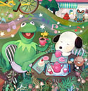 "Kermy and Snoopet" print