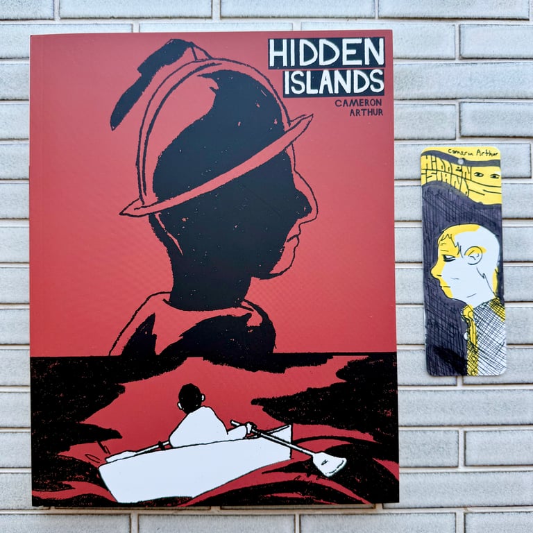 Hidden Islands by Cameron Arthur - ORIGINAL ART BOOKPLATE