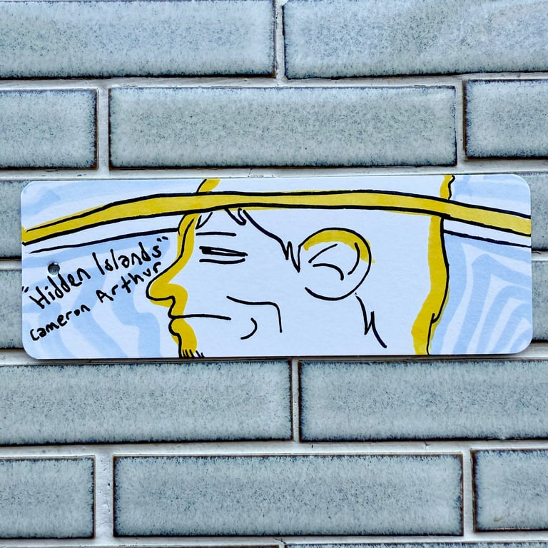 Hidden Islands by Cameron Arthur - ORIGINAL ART BOOKPLATE Image 2