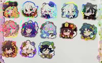 Image 2 of [genshin] holographic stickers