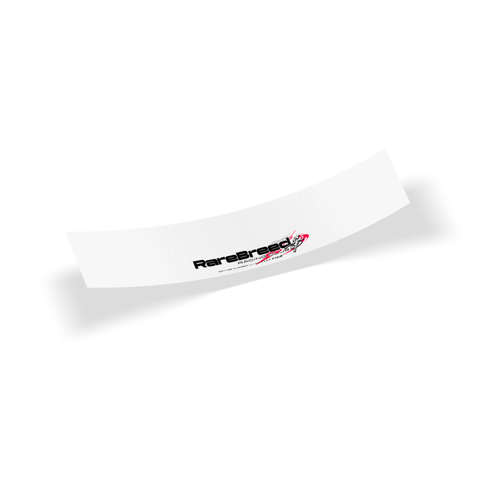BORN TO RUN - CLUB WINDSHIELD BANNER 2025 - WHITE