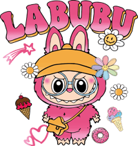 Image 2 of Labubu Monster Inspired Organic Lip Balm Party Favors 