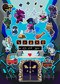 Image 1 of Deltarune Sticker Sheet