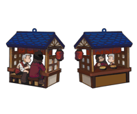 Image 3 of Akihiko and Shinji Wooden Charm 🍜🍥