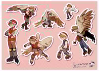 Image 1 of Skater Grian Sticker Sheet 🦜🛼✨