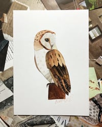 Image 2 of AUGUST Mini Cut Paper Wildlife Collage Commissions