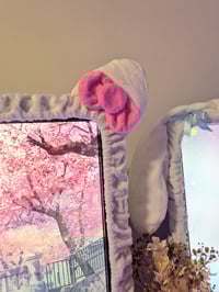 Image 3 of Cute Cat White Monitor Cover