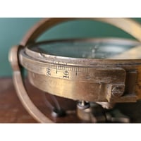 Image 2 of Antique 'Joseph Casartelli' Gimballed Brass Miners Compass, Manchester c.1880s