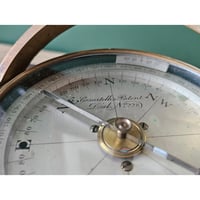 Image 3 of Antique 'Joseph Casartelli' Gimballed Brass Miners Compass, Manchester c.1880s