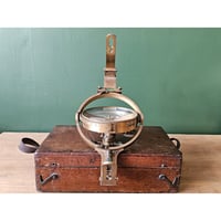 Image 4 of Antique 'Joseph Casartelli' Gimballed Brass Miners Compass, Manchester c.1880s