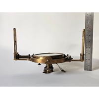Image 11 of Antique 'Joseph Casartelli' Gimballed Brass Miners Compass, Manchester c.1880s