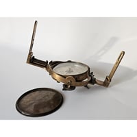Image 14 of Antique 'Joseph Casartelli' Gimballed Brass Miners Compass, Manchester c.1880s