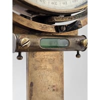 Image 21 of Antique 'Joseph Casartelli' Gimballed Brass Miners Compass, Manchester c.1880s